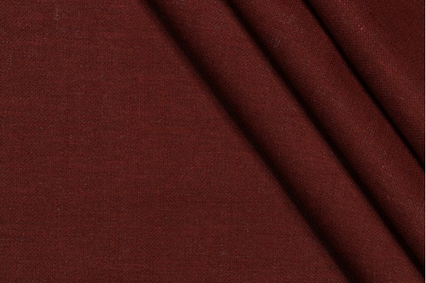 Covington Jefferson Linen Woven Latex-Backed Drapery Fabric in 361-Brown Blaze