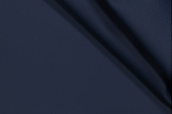 Solid Vinyl Upholstery Fabric in Navy