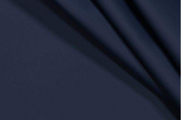 Solid Vinyl Upholstery Fabric in Navy
