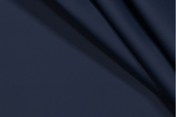 Solid Vinyl Upholstery Fabric in Navy