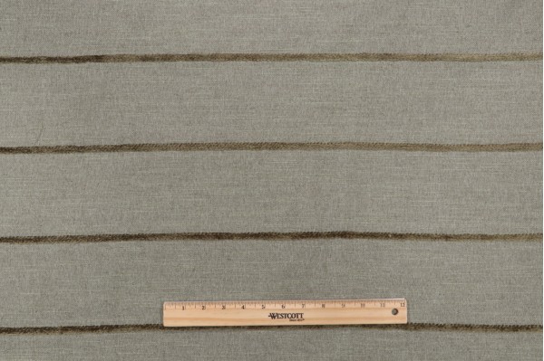 Stripe Woven Upholstery Fabric in Olive