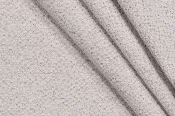 Crypton Shawcrest High Performance Woven Chenille Upholstery Fabric in Oyster 