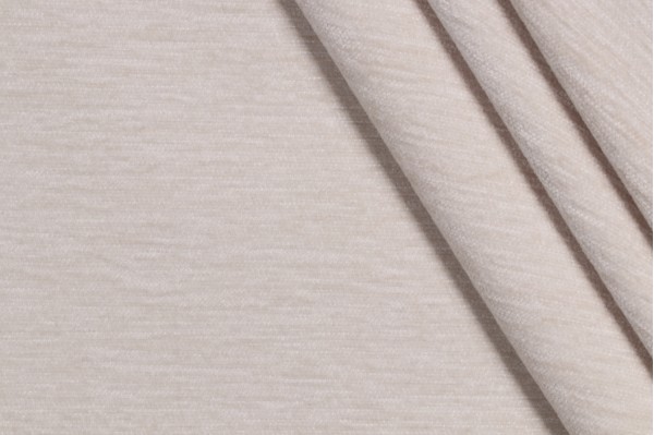 Sample of Crypton Tobin High Performance Chenille Upholstery Fabric in Bone 