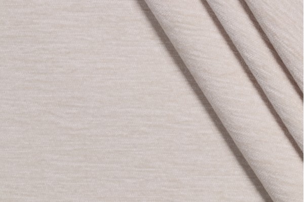 Sample of Crypton Tobin High Performance Chenille Upholstery Fabric in Bone 