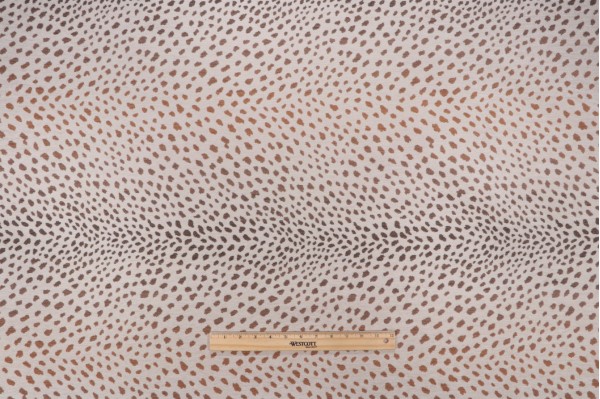 Crypton Oh Deer High Performance Woven Chenille Upholstery Fabric in Sand 