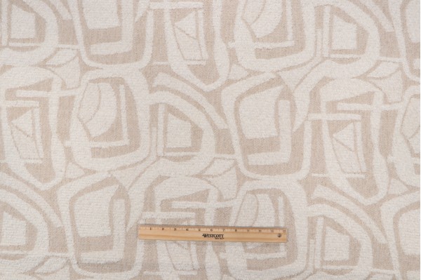 Crypton Rosso High Performance Woven Upholstery Fabric in Pearl 