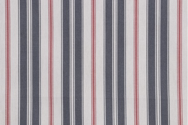 Sample of Magnolia Home Newbury Printed Cotton Drapery Fabric in Charcoal 