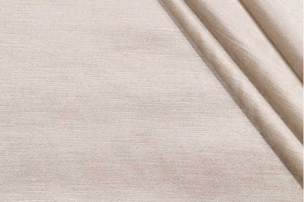 Jodie Velvet Upholstery Fabric in Vanilla