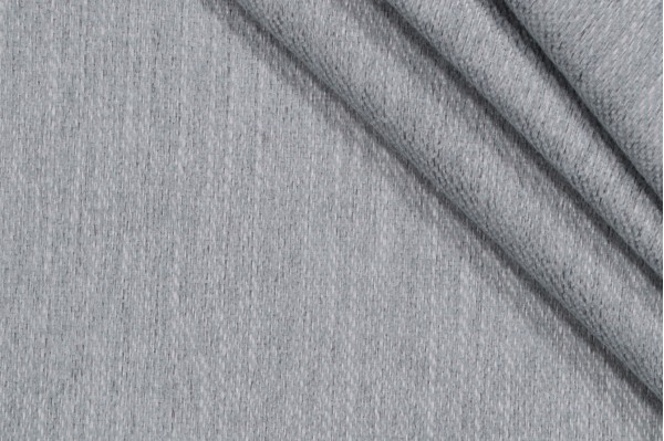 Handsome Woven Chenille Upholstery Fabric in Mist