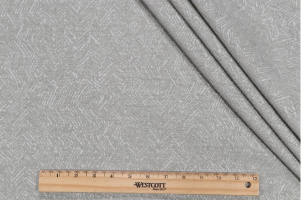 Momentum Casita Woven Polyester Chenille Outdoor Fabric in Mist