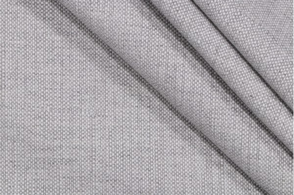 Solid Woven Solution Dyed Acrylic Outdoor Fabric in Silver