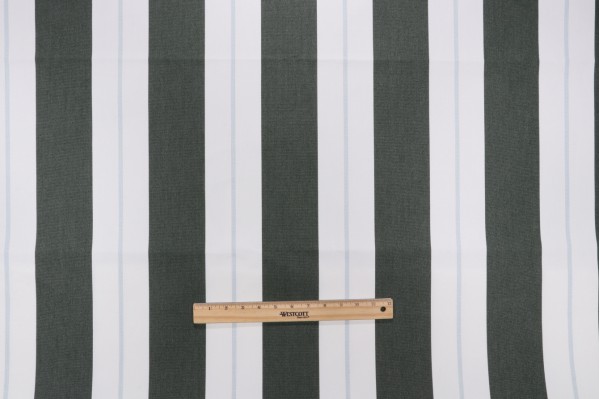 Sunbrella Stripe Woven Solution Dyed Acrylic Outdoor Fabric in Green
