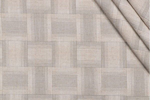 P Kaufmann Nadia Woven Chenille Upholstery Fabric in Stone 