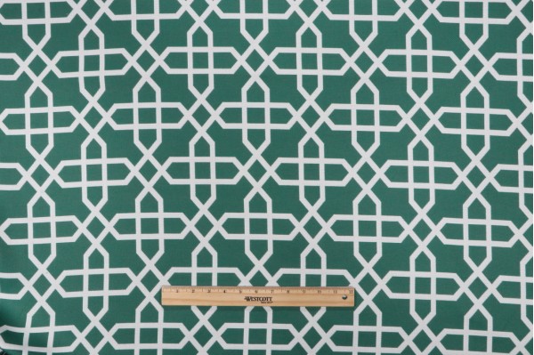 Sample of Sunbrella Bevel 145098-0008 Woven Solution Dyed Acrylic Outdoor Fabric in Emerald 