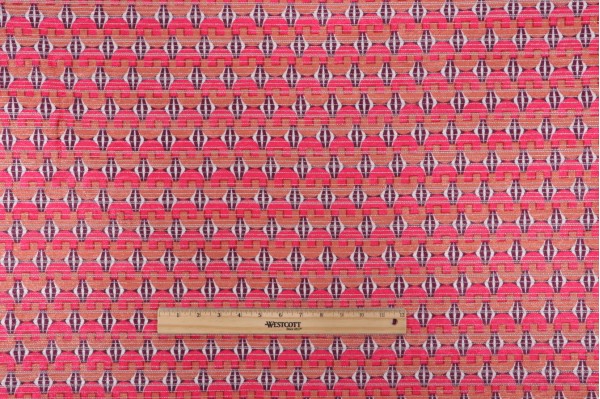 Stef Printed Chenille Upholstery Fabric in Salvia 