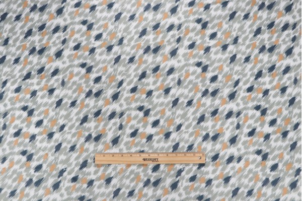 Sample of Juba Printed Velveteen Decorator Fabric in Moss 