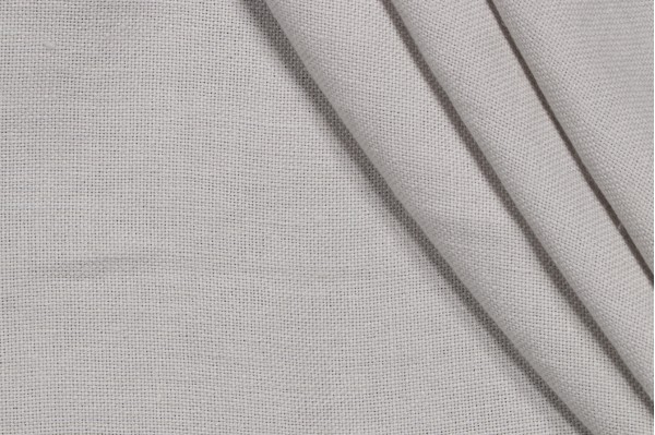 Solid Woven Decorator Fabric in Fog