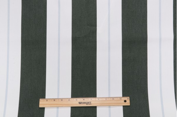 Sunbrella Stripe Woven Solution Dyed Acrylic Outdoor Fabric in Green