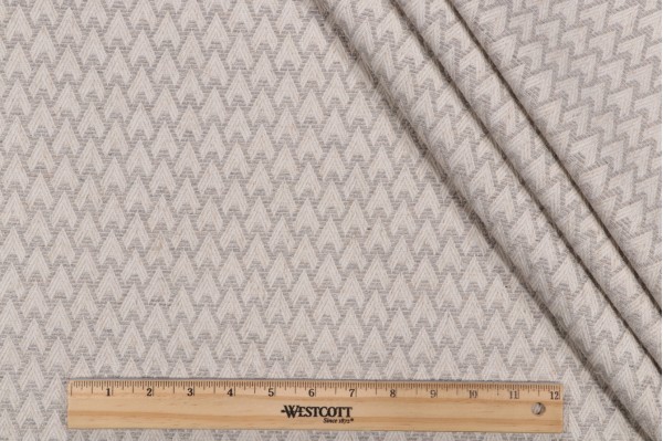 P Kaufmann Myra Woven Upholstery Fabric in Stone 