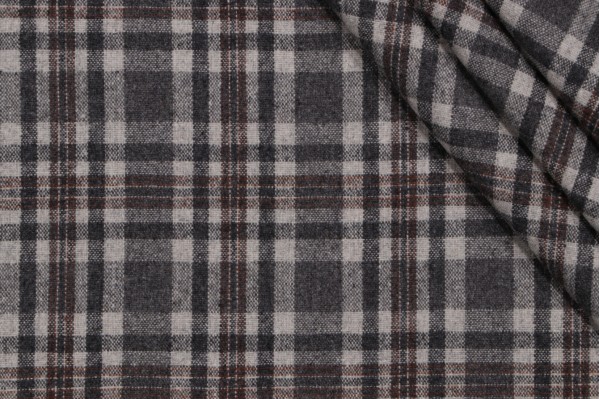 P Kaufmann Alastair Woven Decorator Fabric in Charcoal 