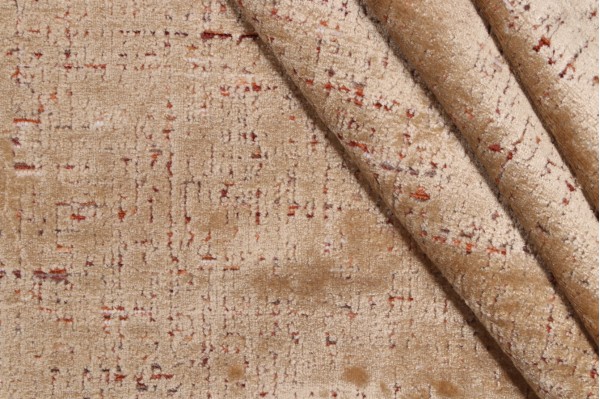 P Kaufmann City Lights Woven Chenille Velvet Upholstery Fabric in Tussah 