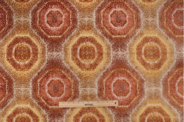 P Kaufmann Ibiza Velvet Upholstery Fabric in Sunset 
