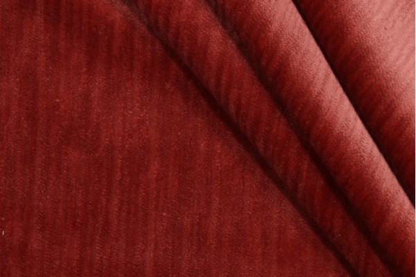 P Kaufmann Dynasty Performance Velvet Upholstery Fabric in Rouge 