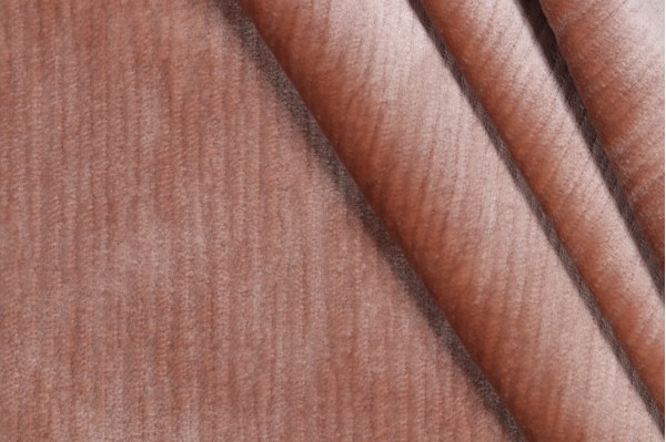 P Kaufmann Dynasty Performance Velvet Upholstery Fabric in Blush 
