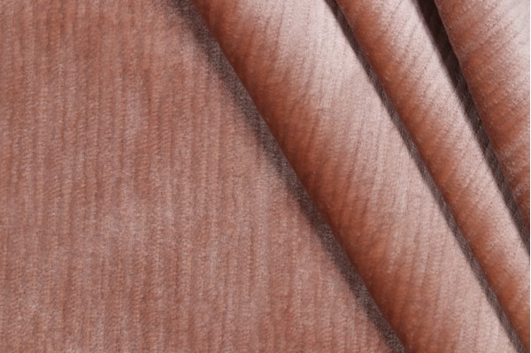 P Kaufmann Dynasty Performance Velvet Upholstery Fabric in Blush 