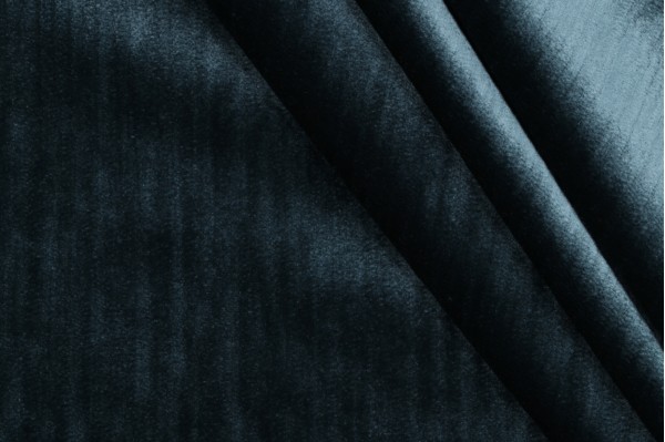 P Kaufmann Dynasty Performance Velvet Upholstery Fabric in Blue Spruce 