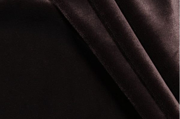P Kaufmann Empress Velvet Upholstery Fabric in Espresso 