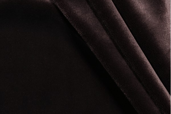 P Kaufmann Empress Velvet Upholstery Fabric in Espresso 