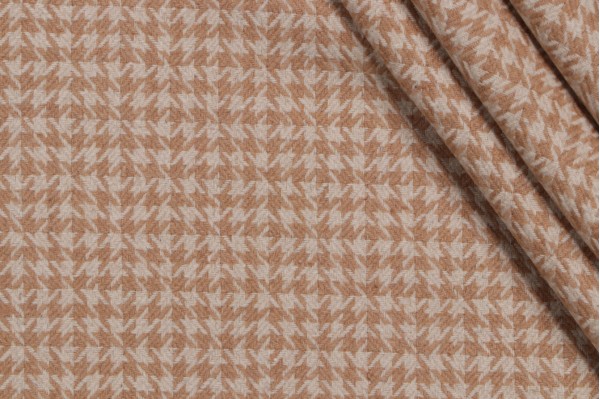 Sample of P Kaufmann Brookwood Woven Decorator Fabric in Camel 