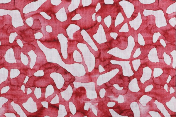 Hamilton Maribella Printed Cotton Drapery Fabric in Berry 