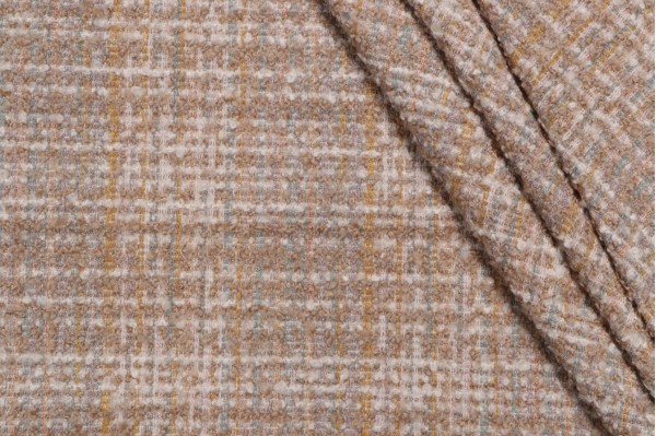 Lino Textiles Milan Woven Drapery Fabric in Coco 