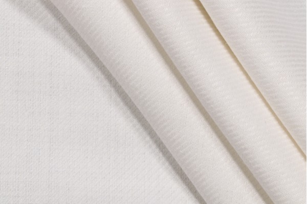 Sample of Lino Textiles Rafael Woven Decorator Fabric in Ivory 