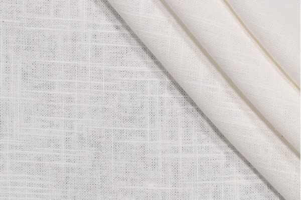 Lino Textiles Babylon Woven Drapery Fabric in Ivory 