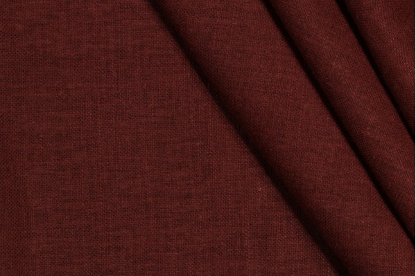 Covington Jefferson Linen Woven Drapery Fabric in 361-Brown Blaze