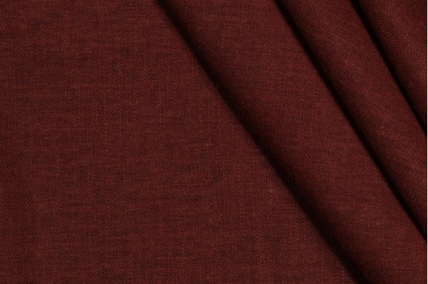 Covington Jefferson Linen Woven Drapery Fabric in 361-Brown Blaze