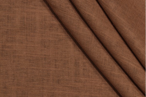 Covington Jefferson Linen Woven Drapery Fabric in 619-Truffle