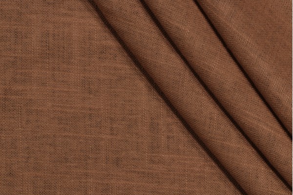 Covington Jefferson Linen Woven Drapery Fabric in 619-Truffle