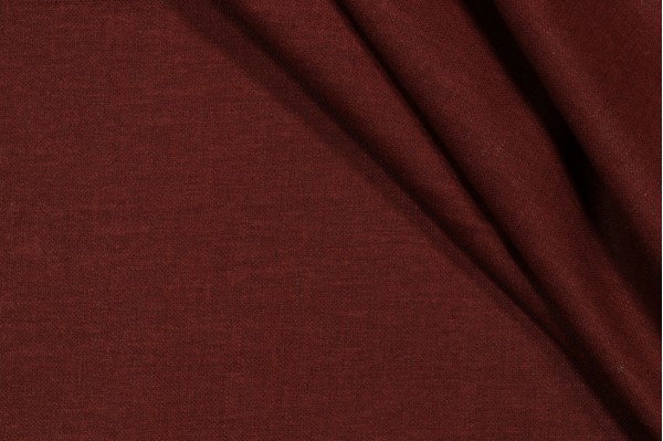Covington Jefferson Linen Woven Drapery Fabric in 361-Brown Blaze