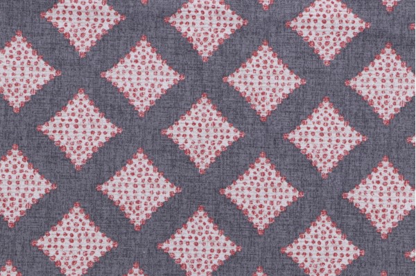 Magnolia Home Alder Printed Cotton Drapery Fabric in Cindersmoke