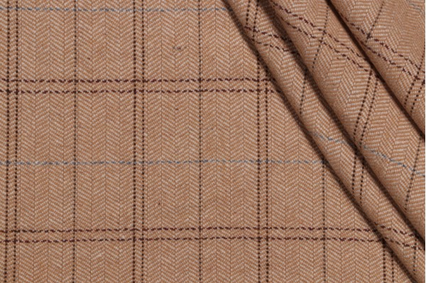 Virgil Woven Upholstery Fabric in Camel