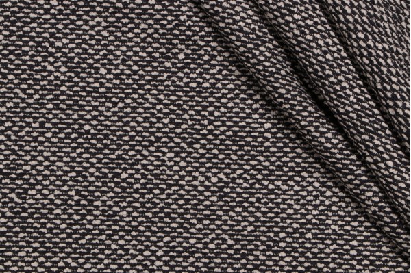 Balboa 3564 Woven Upholstery Fabric in Black