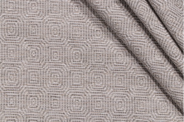 Athens Woven Upholstery Fabric in Taupe