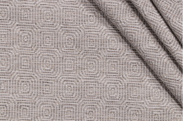 Athens Woven Upholstery Fabric in Taupe