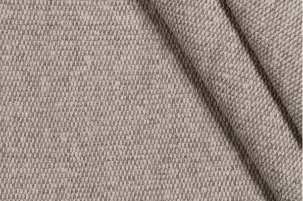 Cross Stitch Woven Upholstery Fabric in Flax 