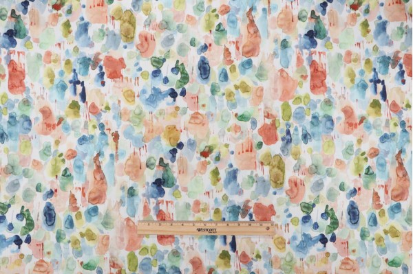 Hamilton Dodds Printed Cotton Drapery Fabric in Crayola