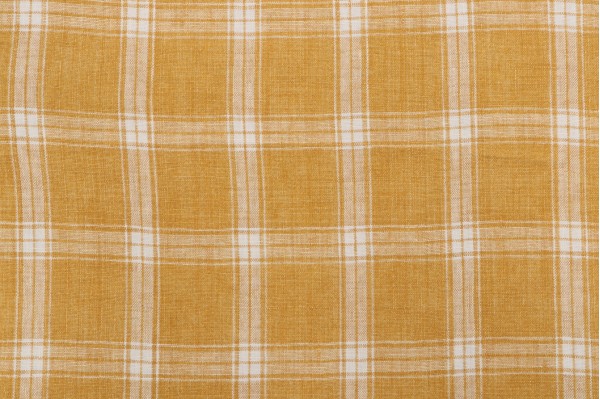 P Kaufmann Preston Woven Linen Decorator Fabric in Yolk